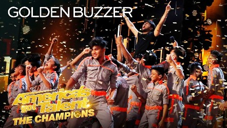 Golden Buzzer: Howie Mandel Sends V.Unbeatable To The Finals! - America's Got Talent: The Champions