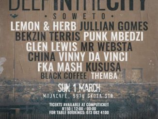 Download Mp3 Black Coffee – Live At (Deep In The City Soweto)