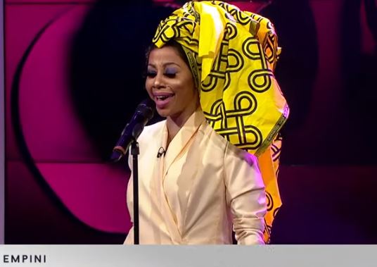 Kelly Khumalo Performs Empini on Channel O