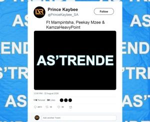 Prince Kaybee – As’Trende Ft. Mampintsha, Peekay Mzee & KamzaHeavyPoint (Extended Mix)