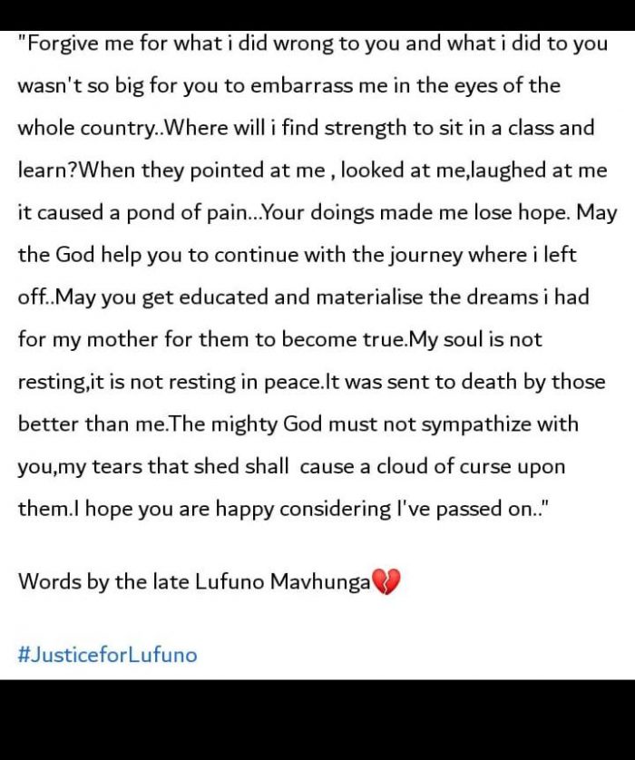 Tribute To Lufuno