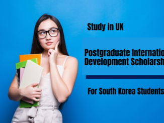 2022 International Development Scholarships for South Korean Students