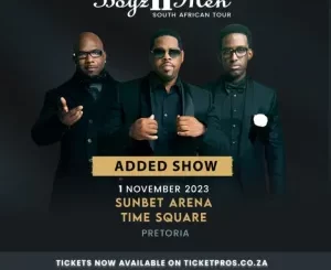 Additional Boyz II, Men Show Confirmed, For South African Tour, News